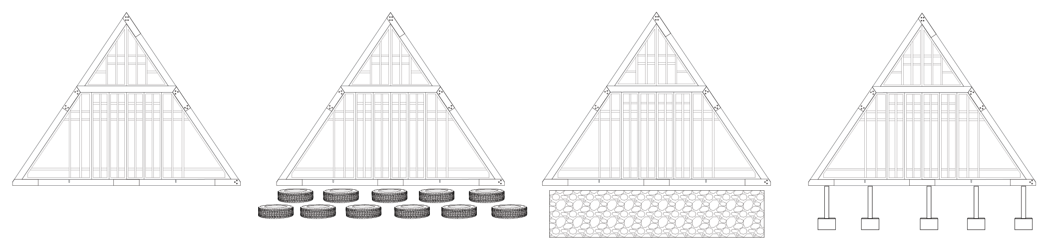 Cimentaciones varias